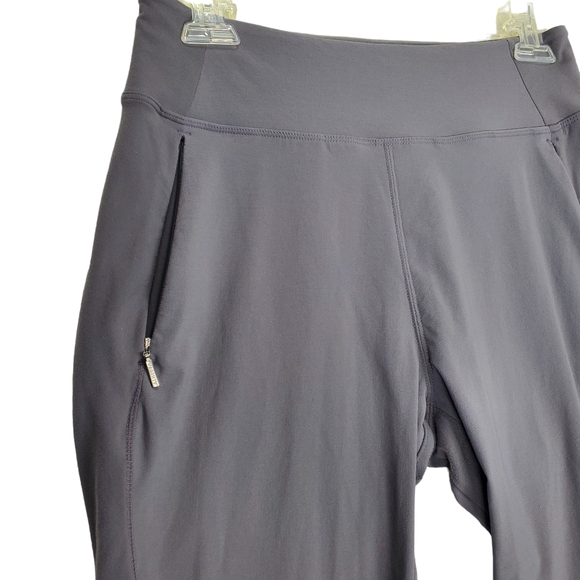 Athleta Joggers Gray Skinny Pull On Highline Hybrid Summiter Stretch Size 8T - Picture 3 of 15